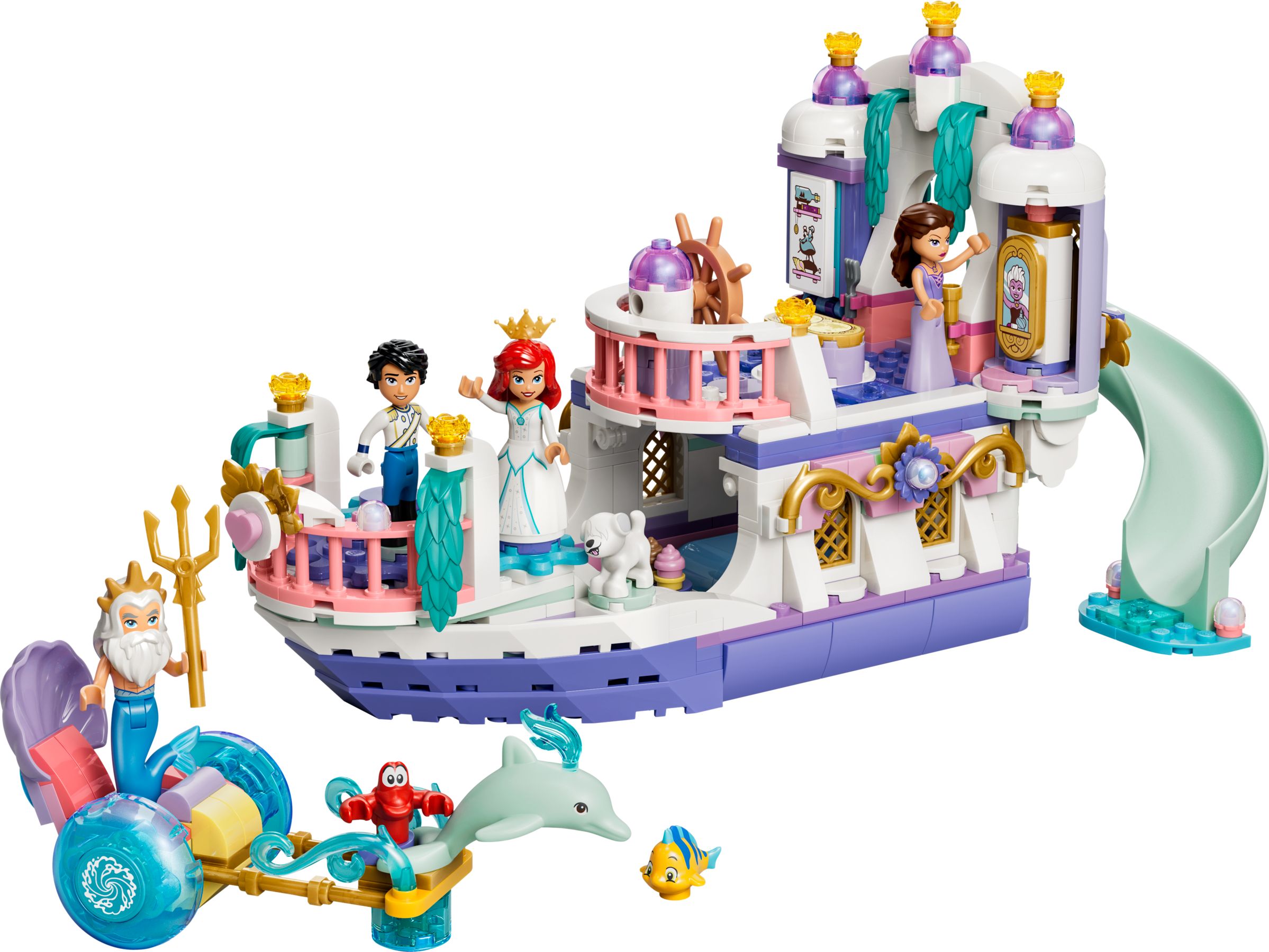 LEGO® 43299 Królewska łódź weselna Arielki - zdjęcie 1