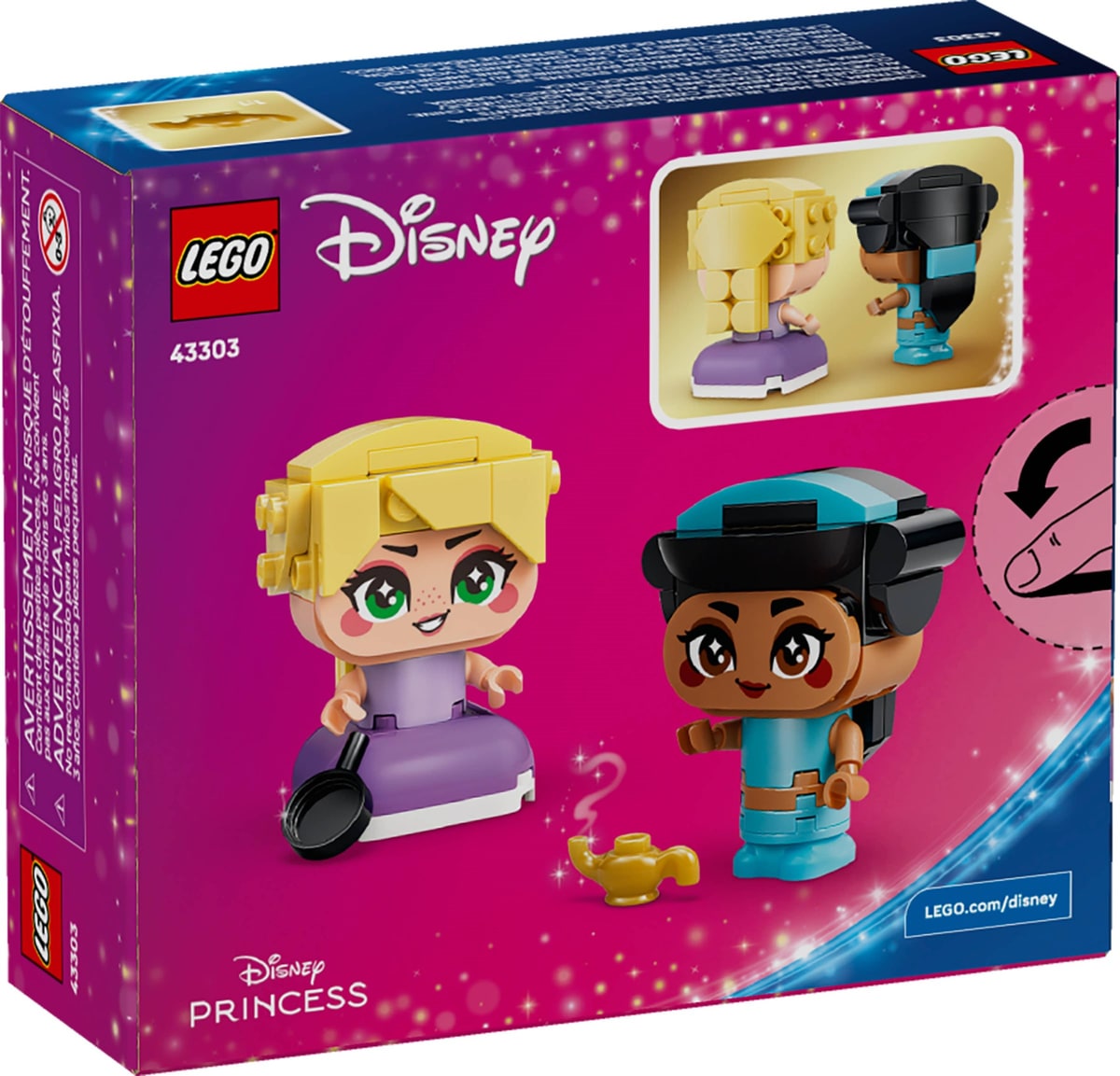 LEGO® 43303 Mała Dżasmina i Roszpunka - zdjęcie 4