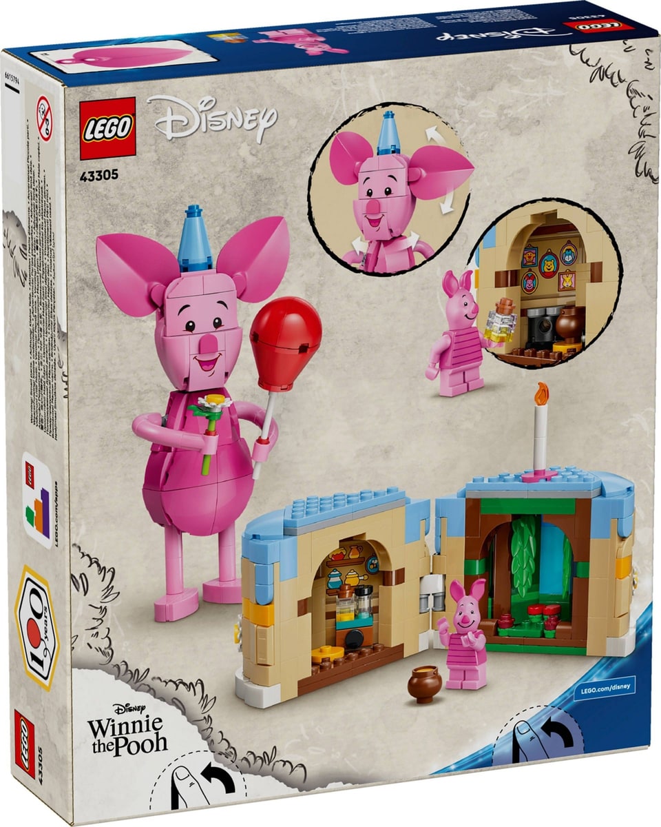 LEGO® 43305 Przyjęcie urodzinowe Prosiaczka - zdjęcie 3