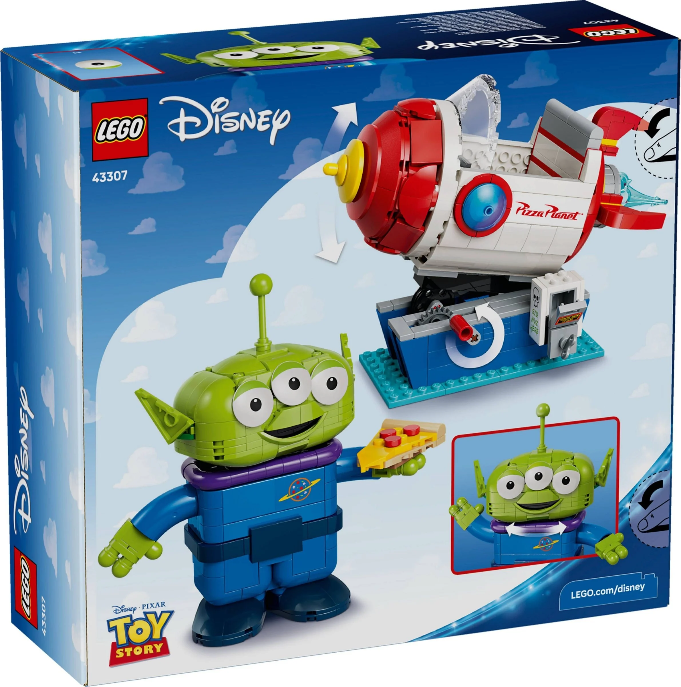 LEGO® 43307 Alien with Pizza Planet Rocket Ride - zdjęcie 3