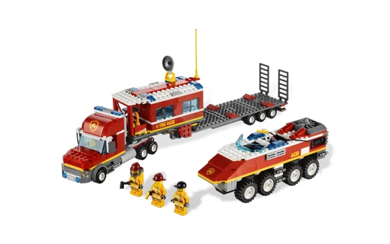 LEGO® 4430 Lego City Transport straży pożarnej Nowy Bez Pudełka - zdjęcie 2