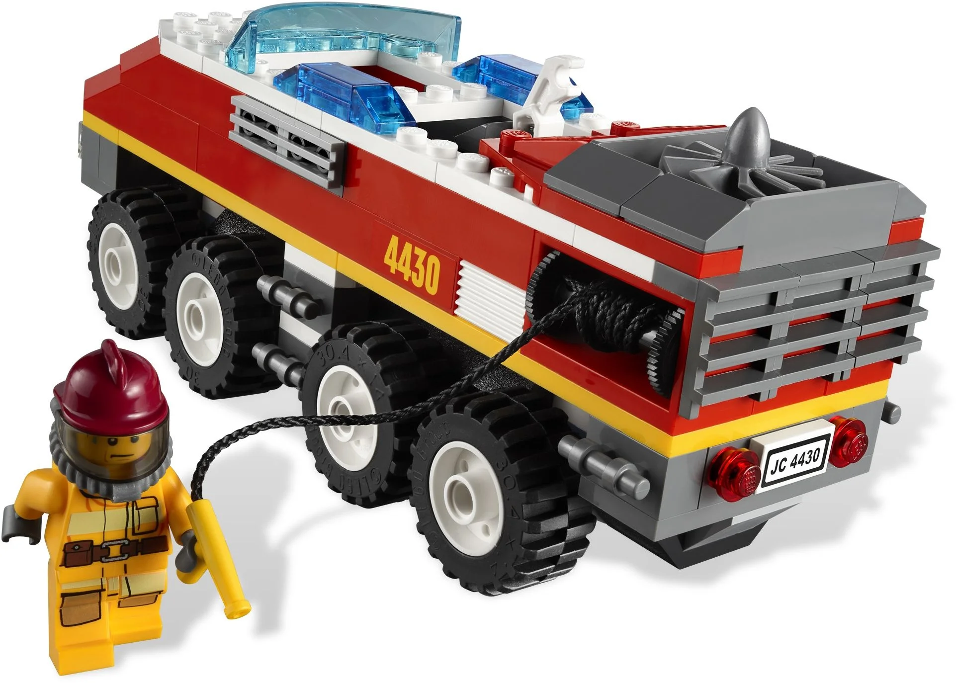 LEGO® 4430 Lego City Transport straży pożarnej Nowy Bez Pudełka - zdjęcie 6