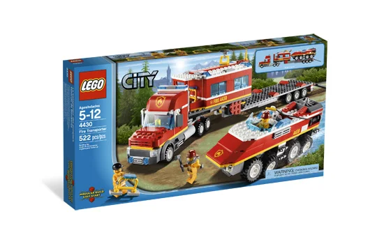 LEGO® 4430 Lego City Transport straży pożarnej Nowy Bez Pudełka - zdjęcie 12