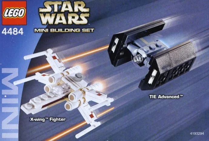 LEGO® 4484 Lego Star Wars X-wing Tie Advanced mini Misb 2003 - zdjęcie 1
