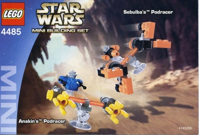 LEGO® 4485 Lego Star Wars Sebulba Podracer mini Misb 2003 - zdjęcie 1