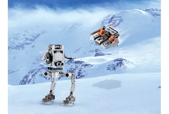 LEGO® 4486 Lego Star Wars At-st Hoth Snowspeeder mini Misb 2003 - zdjęcie 2