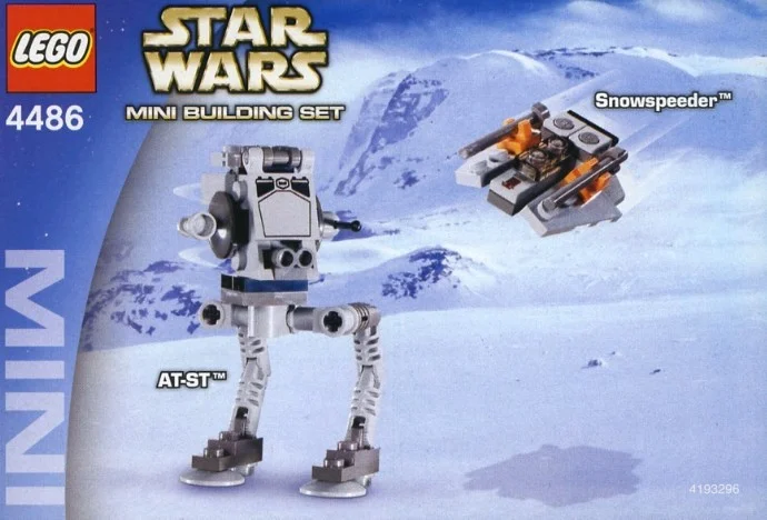 LEGO® 4486 Lego Star Wars At-st Hoth Snowspeeder mini Misb 2003 - zdjęcie 1