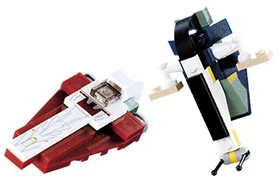 LEGO® 4487 Lego Star Wars Slave 1 Jango Fett Jedi Starfighter mini Misb 2003 - zdjęcie 3