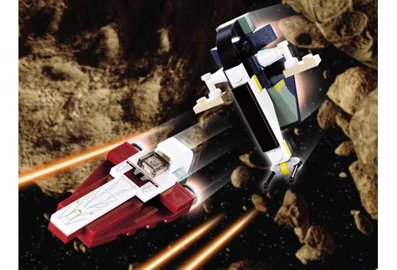 LEGO® 4487 Lego Star Wars Slave 1 Jango Fett Jedi Starfighter mini Misb 2003 - zdjęcie 2