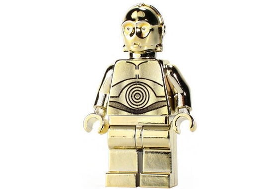 Gold chrome plated C-3PO