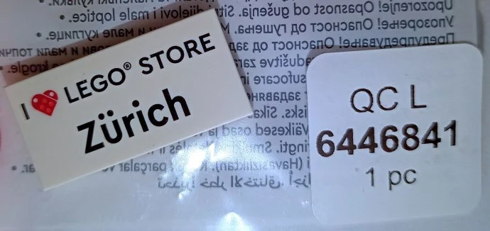 LEGO® 500759 I Heart LEGO Store Zurich Tile - zdjęcie 1