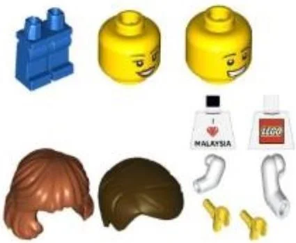LEGO® 5010324 I Love Malaysia Minifigures - zdjęcie 1