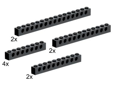 LEGO® 5235 Large Beams with Holes - zdjęcie 1