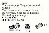 Connector Pegs, Toggle Joints, and Wheels