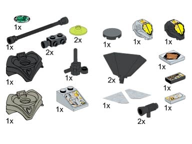 LEGO® 5384 Lego Space Accessories Service Pack Misb Nowy - zdjęcie 1