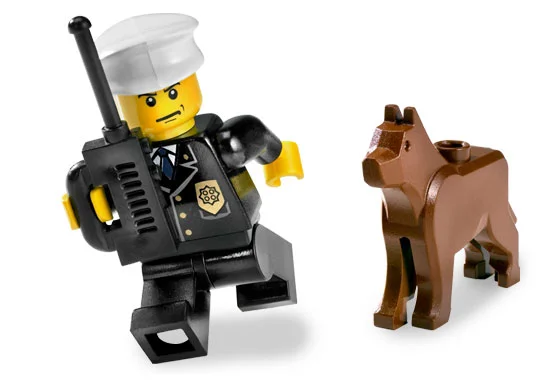 LEGO® 5612 Policjant Pies minifigurka zesta Misb 2008 - zdjęcie 2