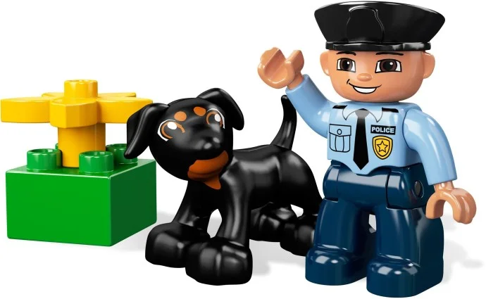 LEGO® 5678 Lego Duplo Policjant z psem Nowy Zestaw Unikat - zdjęcie 1