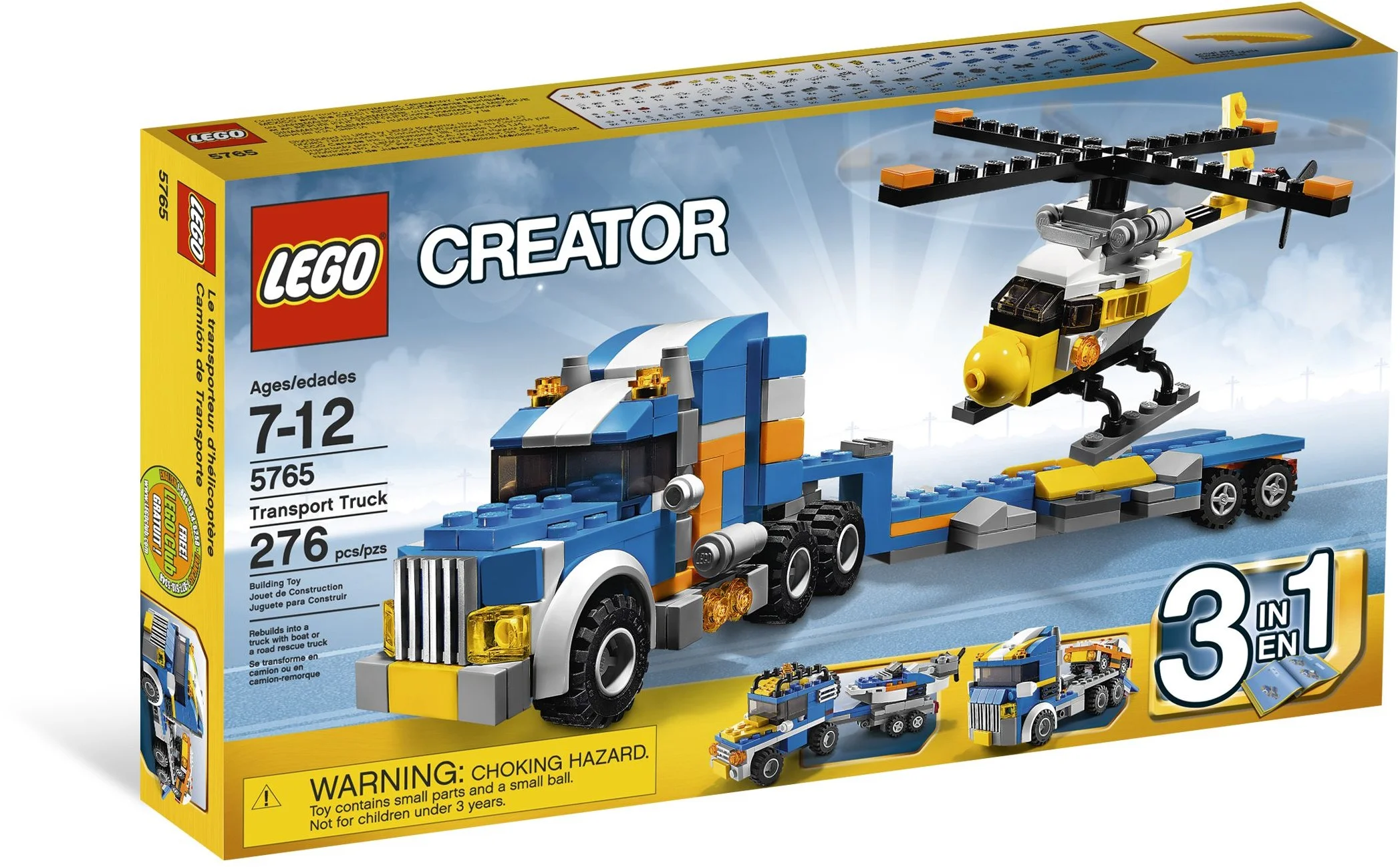 LEGO® 5765 Lego Creator 3w1 Ciężarówka transportowa Unikat 2011 rok! - zdjęcie 10