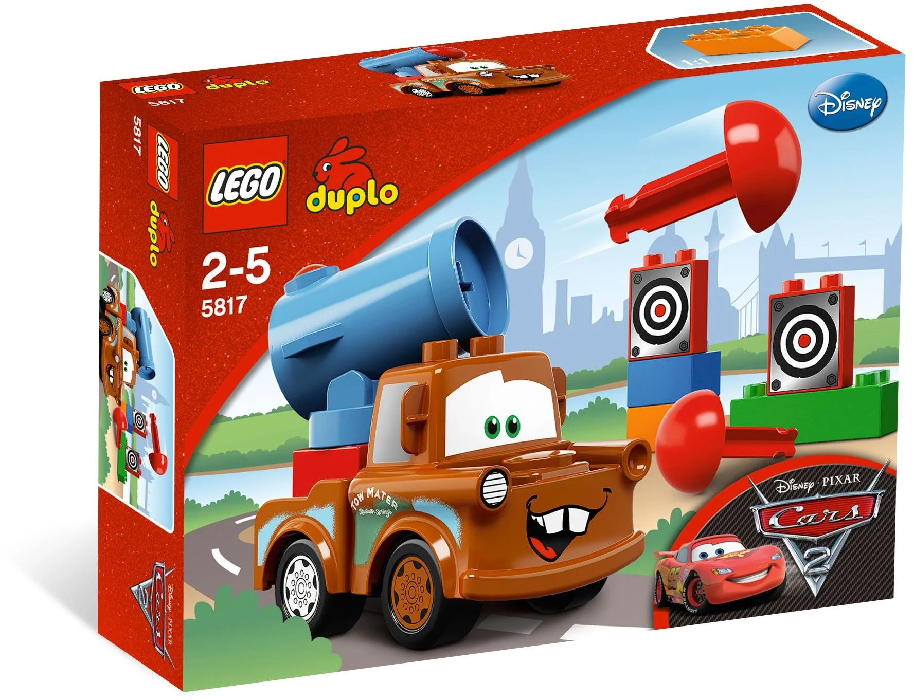 LEGO® 5817 Auta Cars Złomek Agent 007 wyrzutnia rakiet Nowy - zdjęcie 8