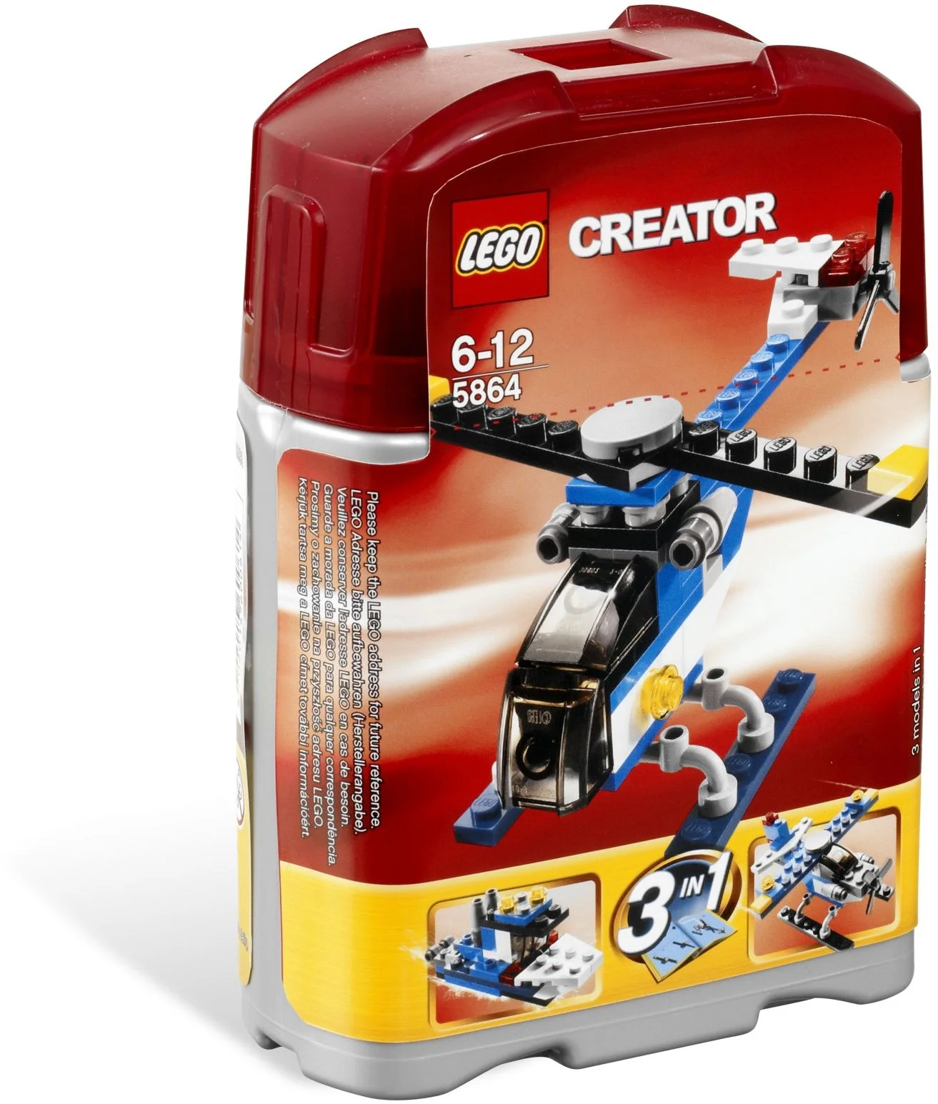 LEGO® 5864 Lego Creator 3w1 Mały helikopter Misb 2010 rok! - zdjęcie 8