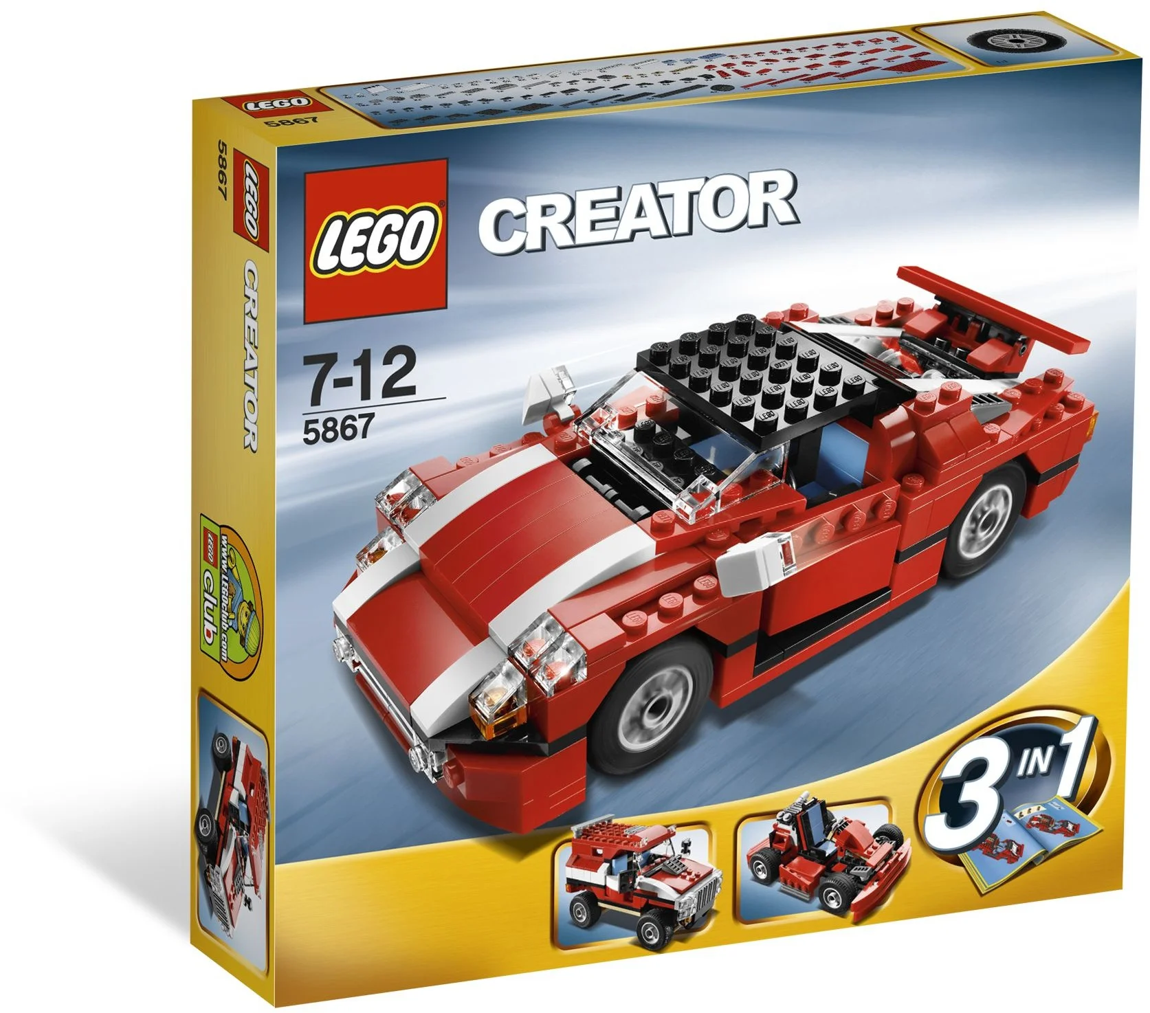 LEGO® 5867 Lego Creator Speedster Set Nowy Unikat - zdjęcie 8