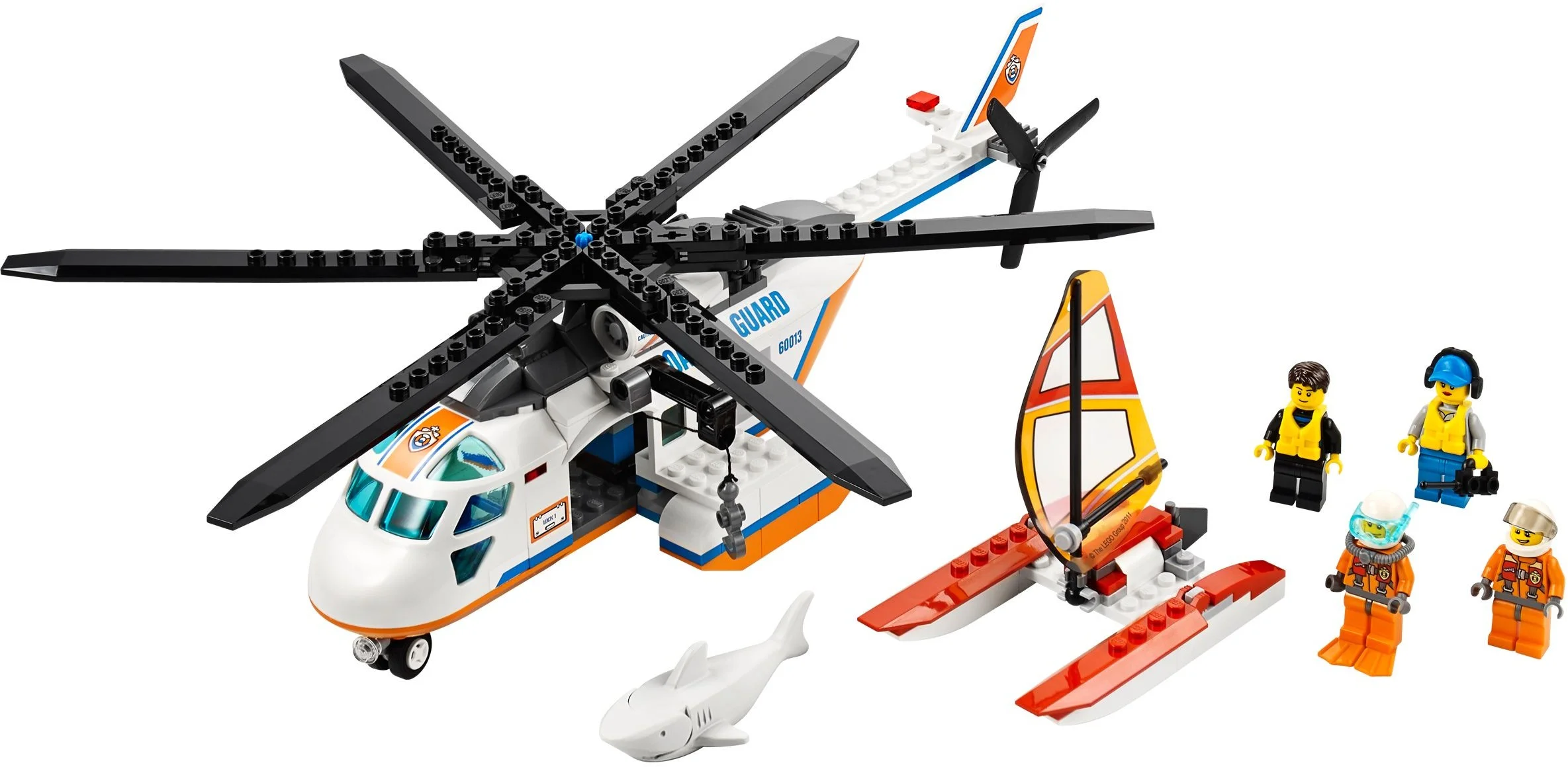 LEGO® 60013 Helikopter straży przybrzeżnej Nowe - zdjęcie 6