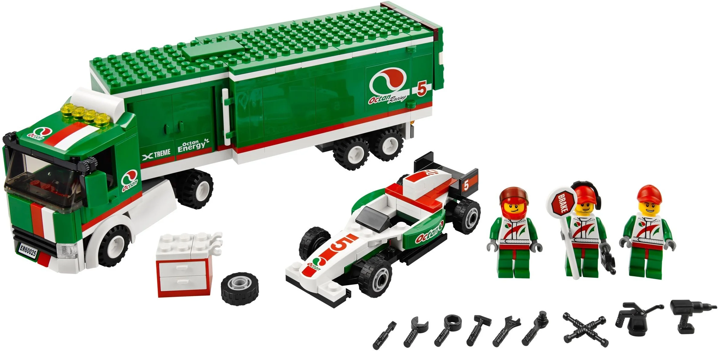 LEGO® 60025 Ciężarówka ekipy wyścigowej Nowe - zdjęcie 6