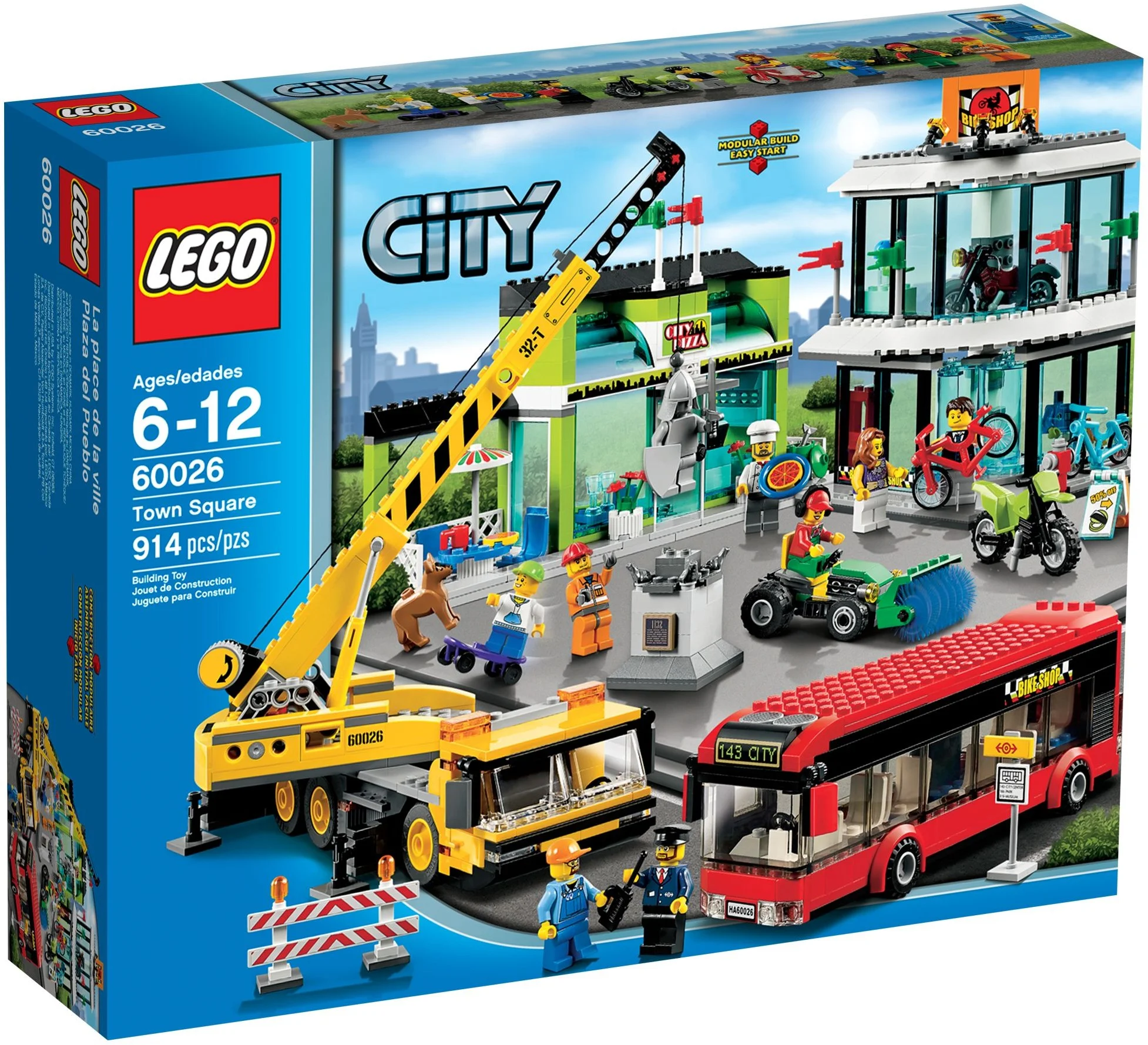 LEGO® 60026 City Rynek Town Square Dźwig Autobus - zdjęcie 2