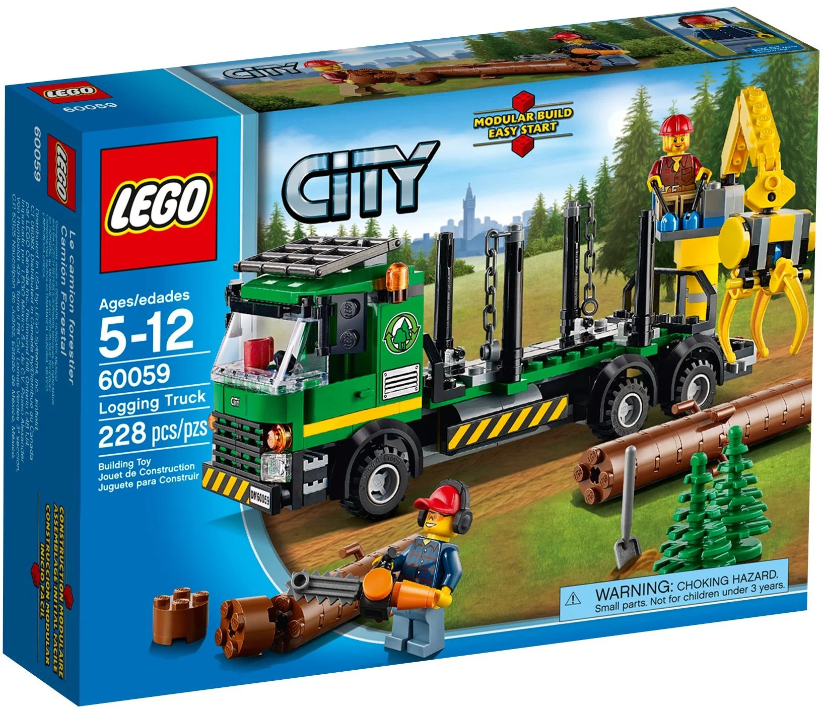 LEGO® 60059 Ciężarówka do transportu drewna - zdjęcie 9