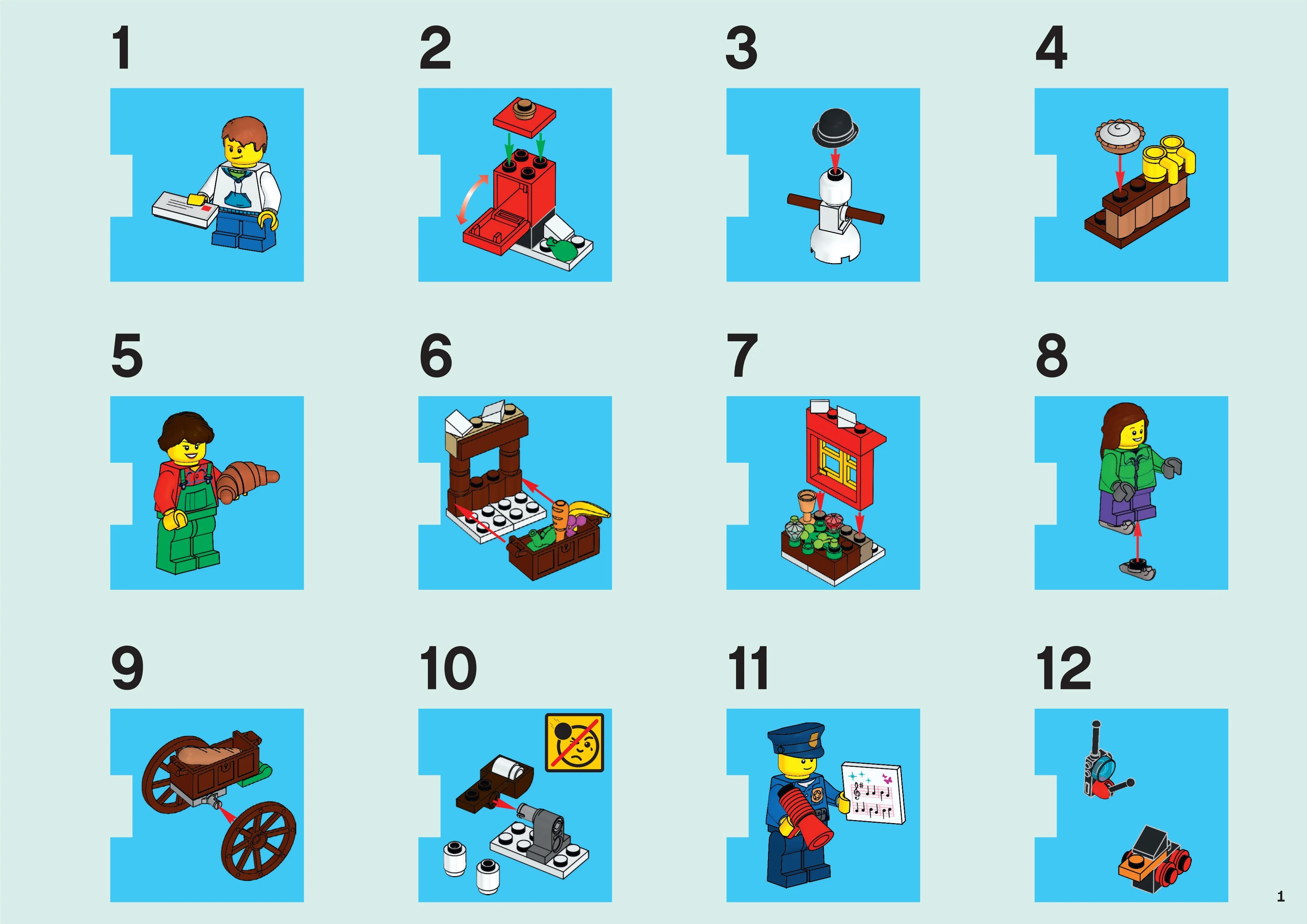 Kalendarz Adwentowy - City