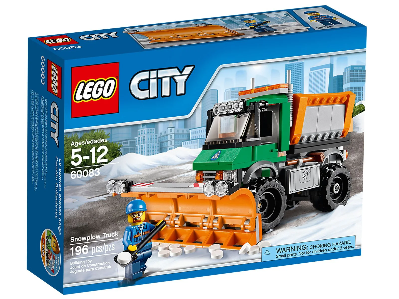 LEGO® 60083 City Ciężarówka z Pługiem Śnieżnym - zdjęcie 4