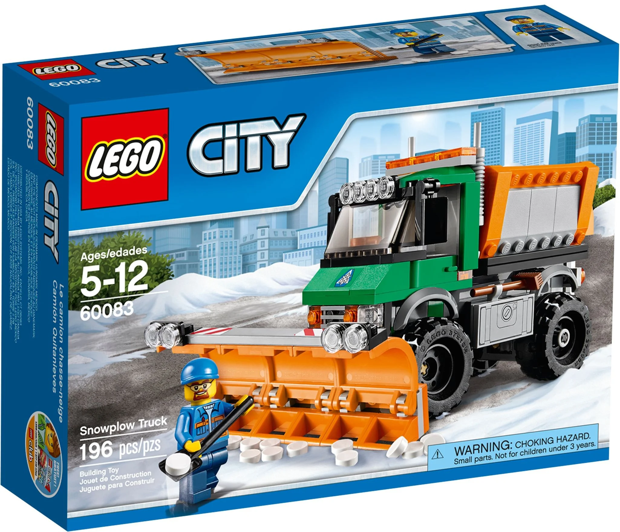 LEGO® 60083 City Ciężarówka z Pługiem Śnieżnym - zdjęcie 11