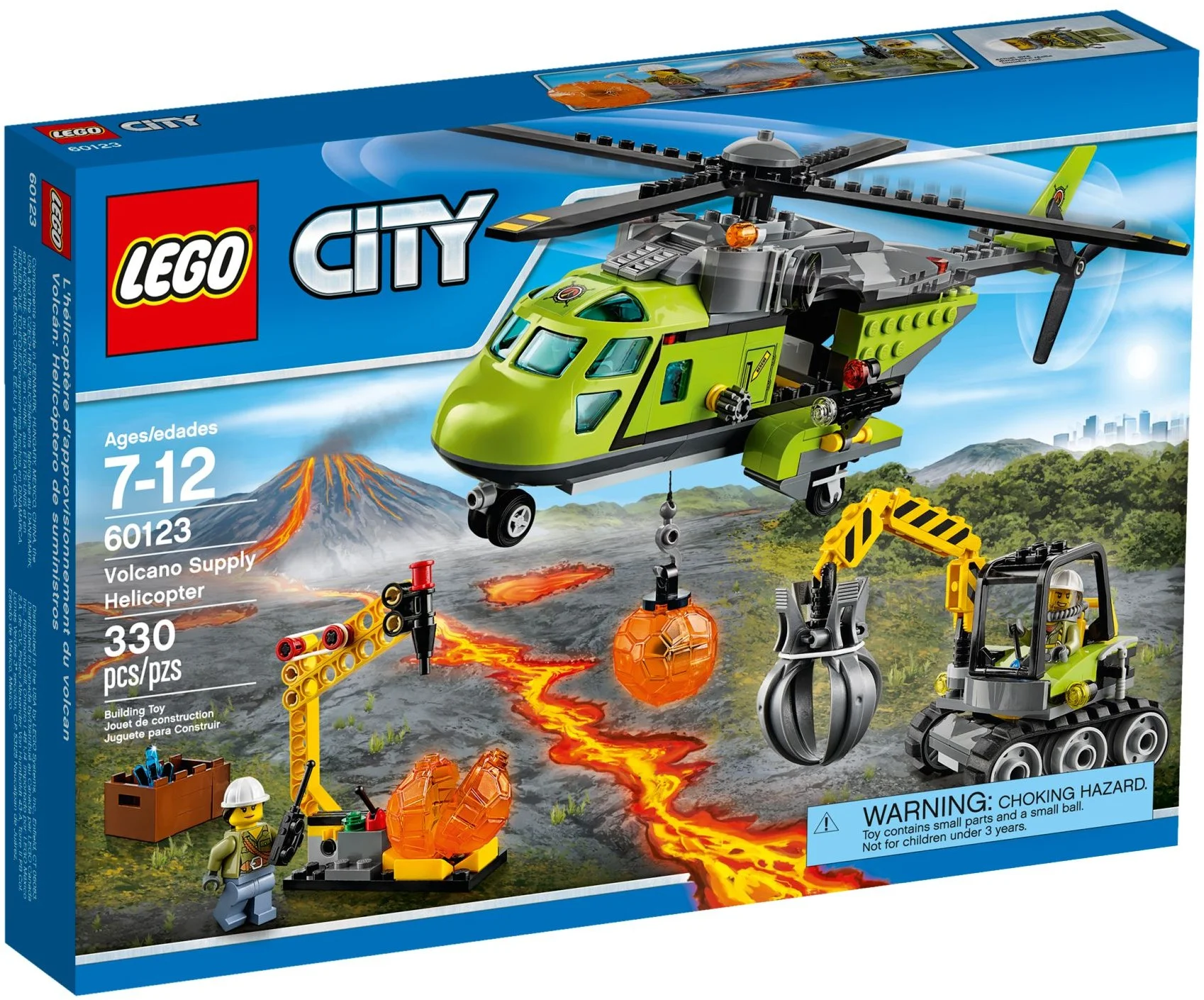 LEGO® 60123 Wulkan - Helikopter dostawczy - zdjęcie 11