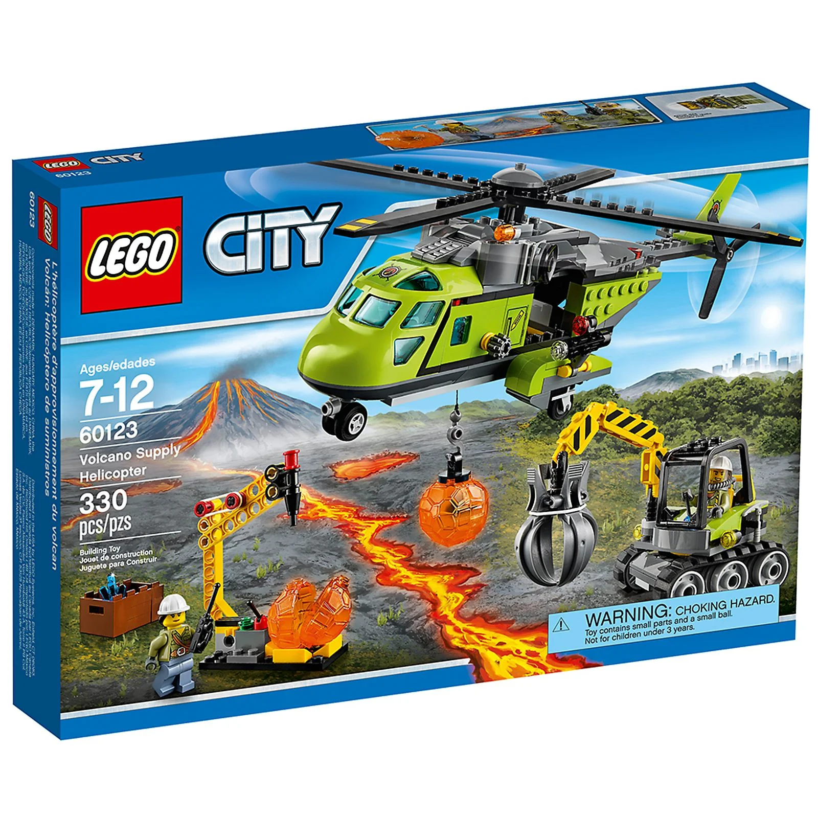 LEGO® 60123 Wulkan - Helikopter dostawczy - zdjęcie 13