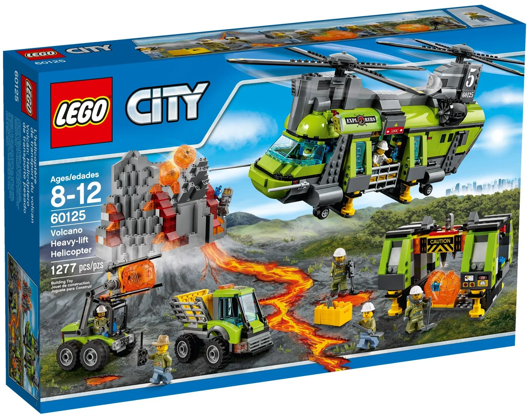 LEGO® 60125 ### Lego City Ciężki helikopter transportowy Volcano Heavy-Lift - zdjęcie 2
