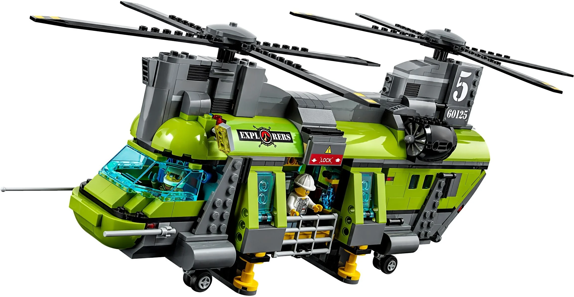 LEGO® 60125 ### Lego City Ciężki helikopter transportowy Volcano Heavy-Lift - zdjęcie 9