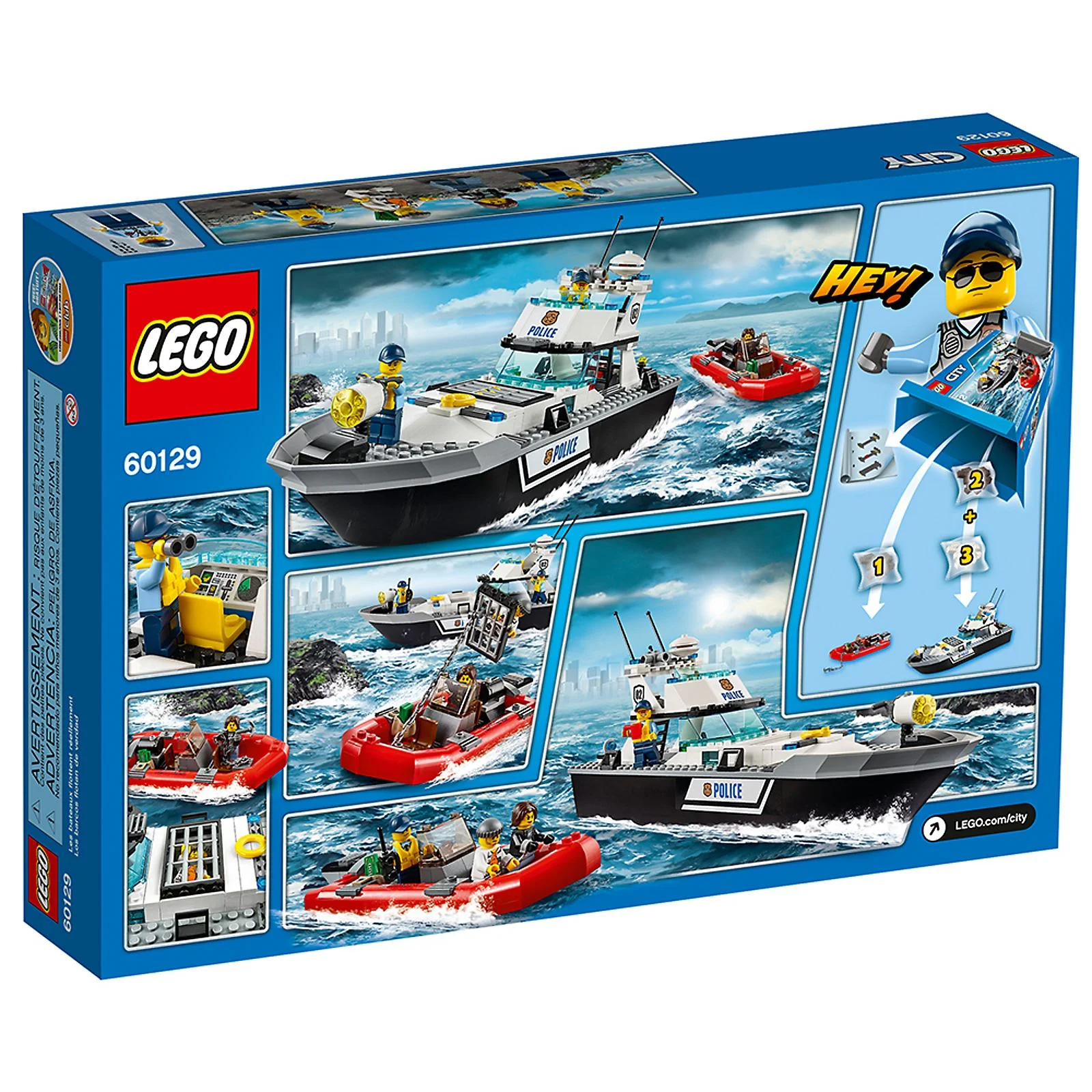 LEGO® 60129 Policyjna łódź patrolowa - zdjęcie 3