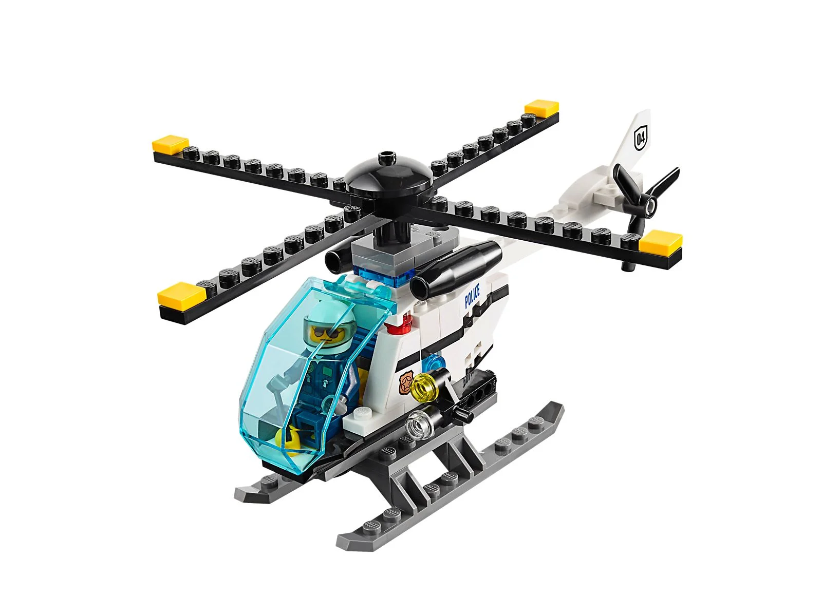 LEGO® 60131 City Wyspa Rabusiów Helikopter Skuter Wodny Pilot Policja Sejf - zdjęcie 9