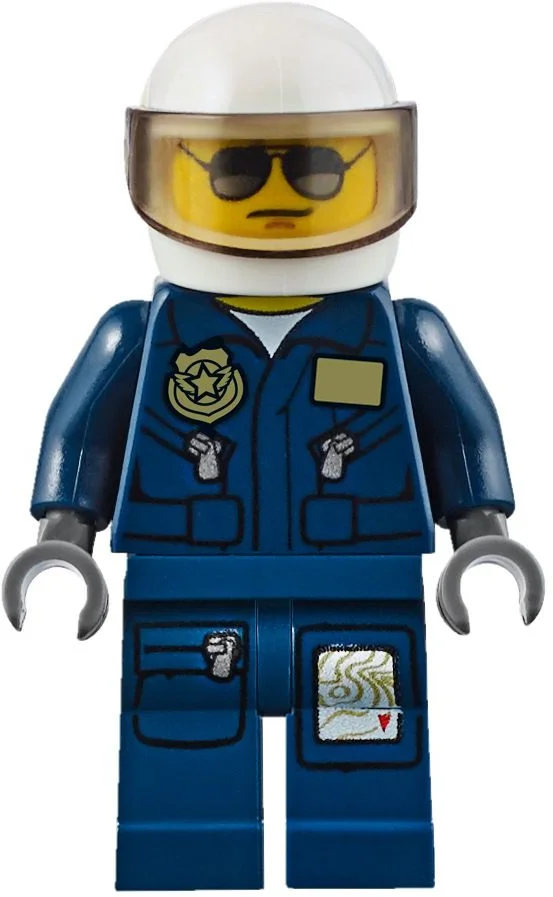 LEGO® 60131 City Wyspa Rabusiów Helikopter Skuter Wodny Pilot Policja Sejf - zdjęcie 15