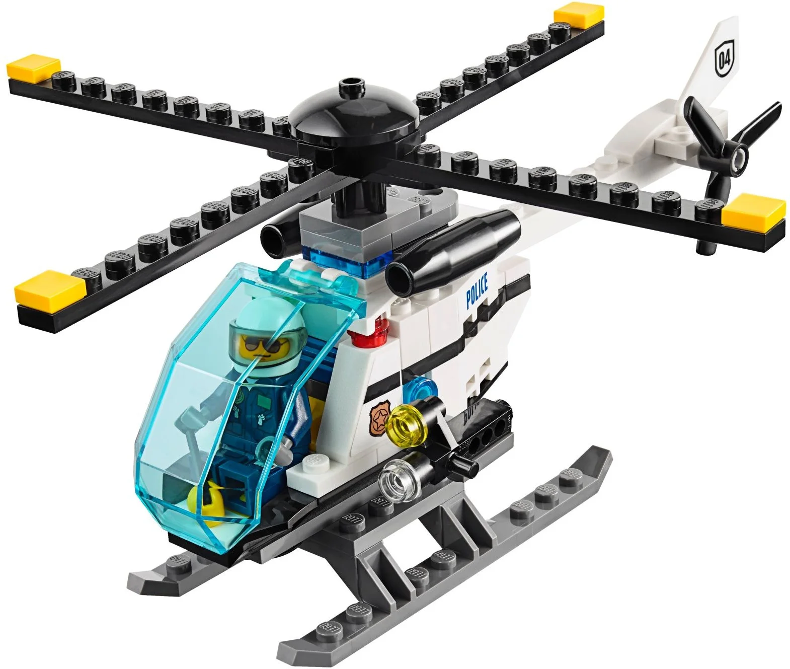 LEGO® 60131 City Wyspa Rabusiów Helikopter Skuter Wodny Pilot Policja Sejf - zdjęcie 22