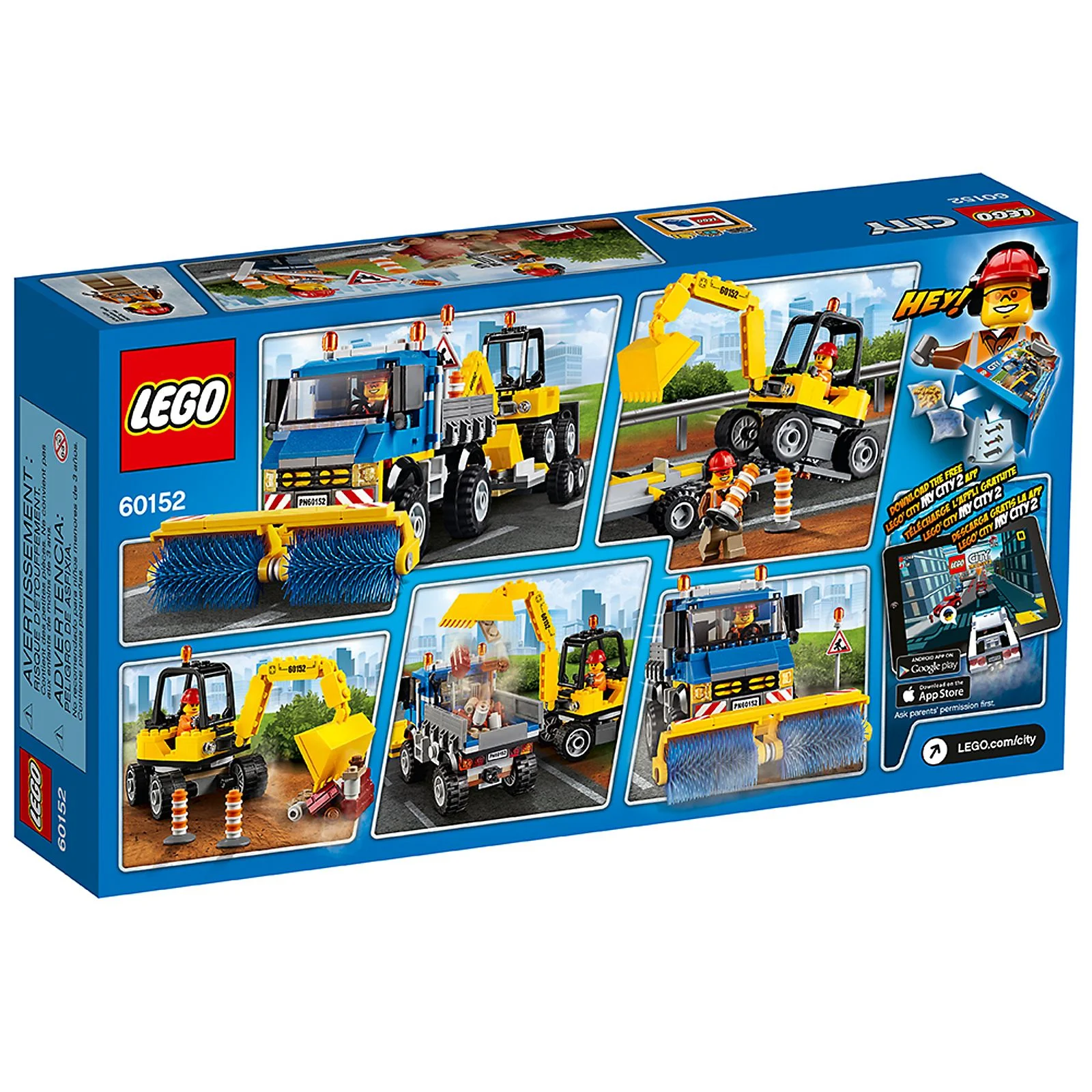 LEGO® 60152 Zamiatacz ulic i koparka - zdjęcie 4