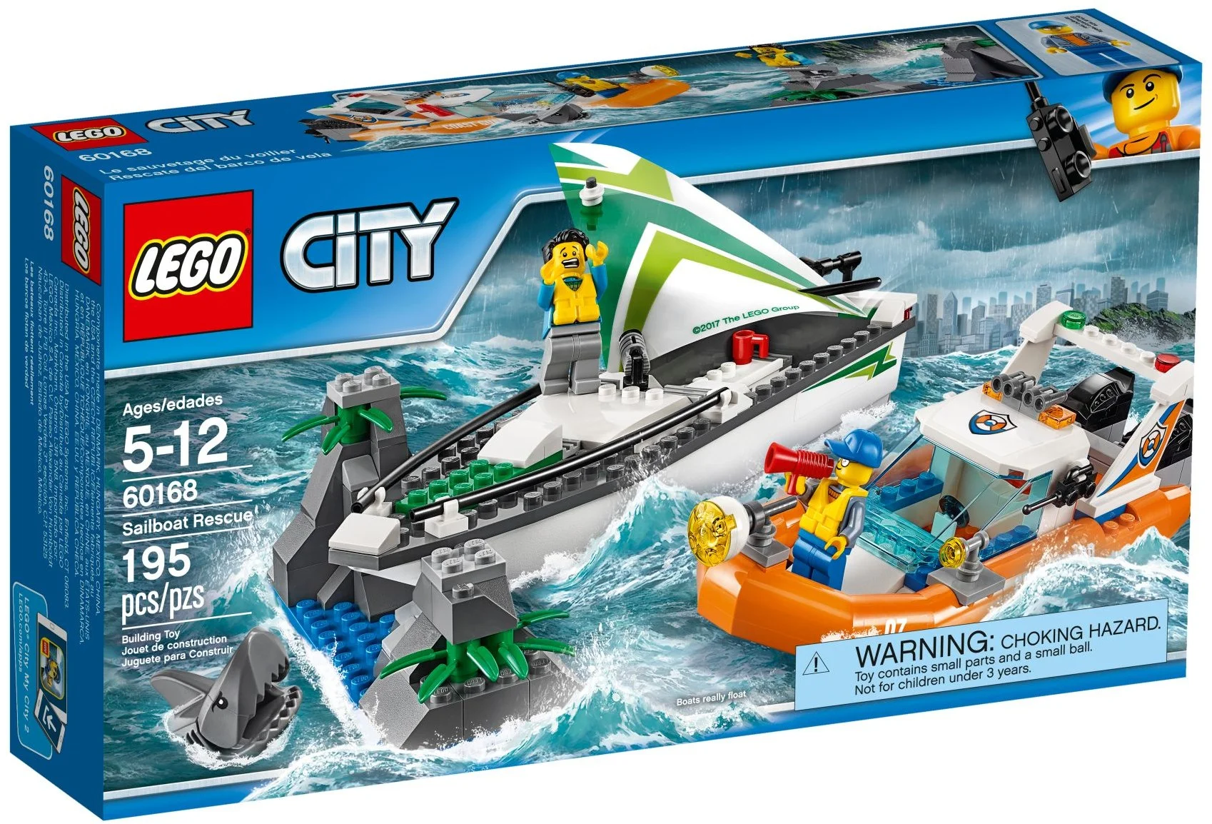 LEGO® 60168 Lego City Na ratunek żaglówce
