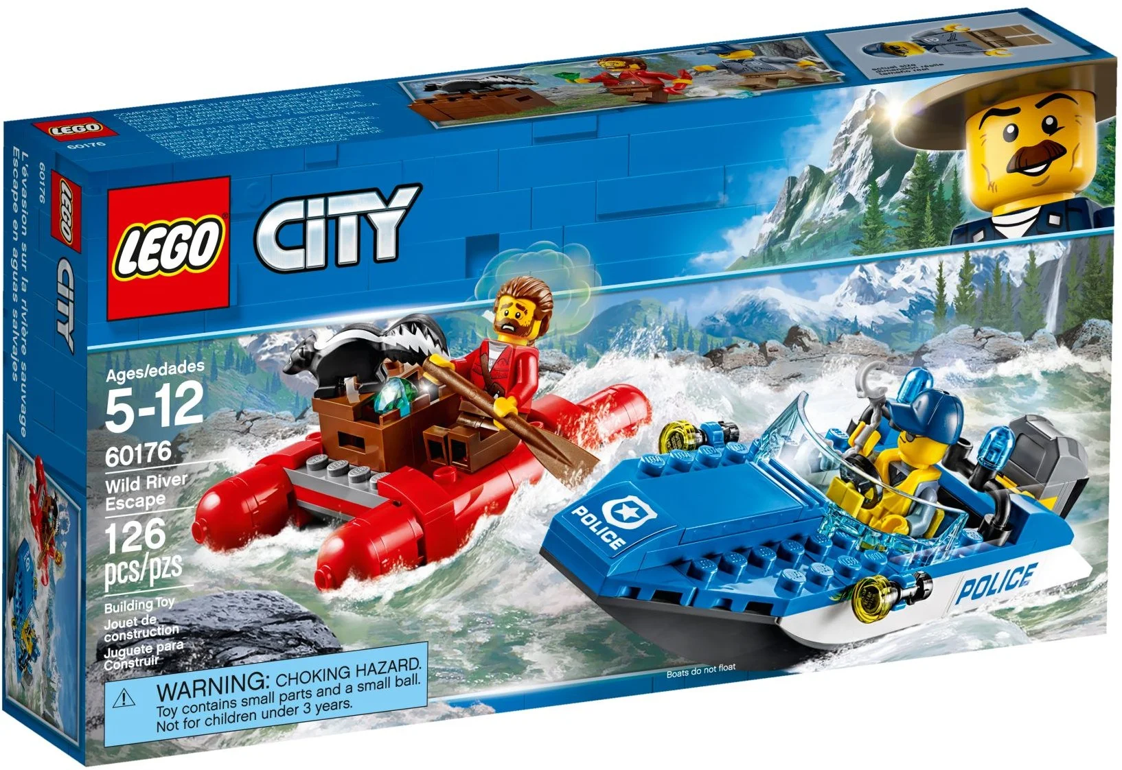 LEGO® 60176 City Ucieczka Rzeką Idealny na Święta - zdjęcie 2