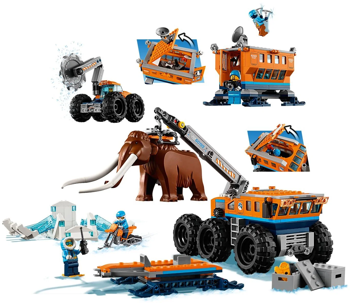 LEGO® 60195 Arktyczna baza mobilna - zdjęcie 4