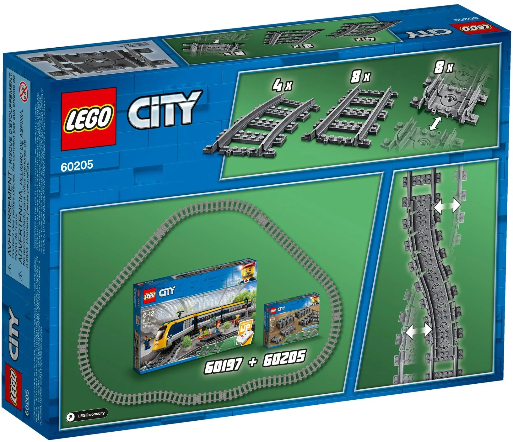 LEGO® 60205 Kreatywny Zestaw Lego City Tory Kolejowe Klocki - zdjęcie 5