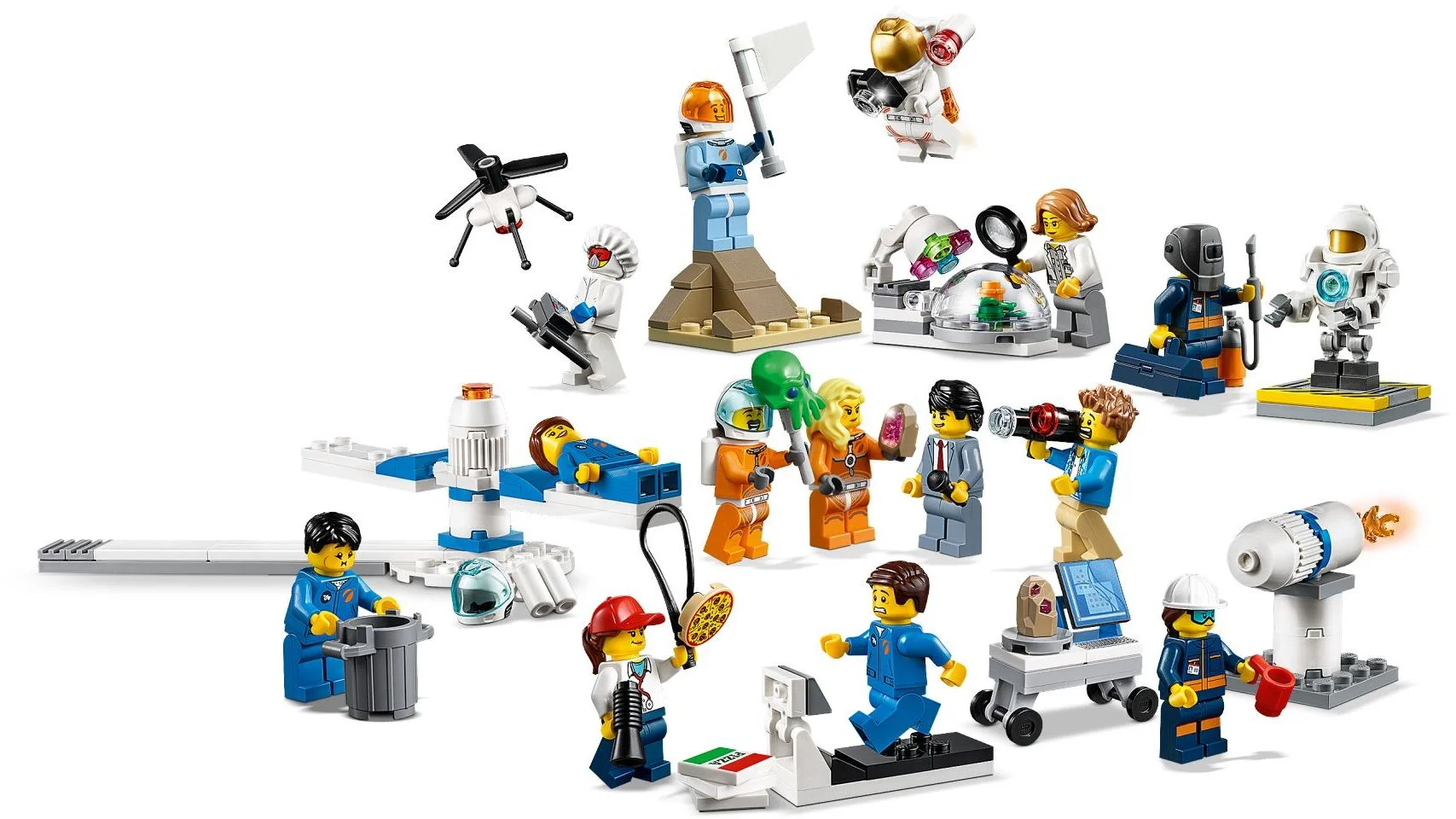 LEGO® 60230 Badania kosmiczne — zestaw minifigurek - zdjęcie 3