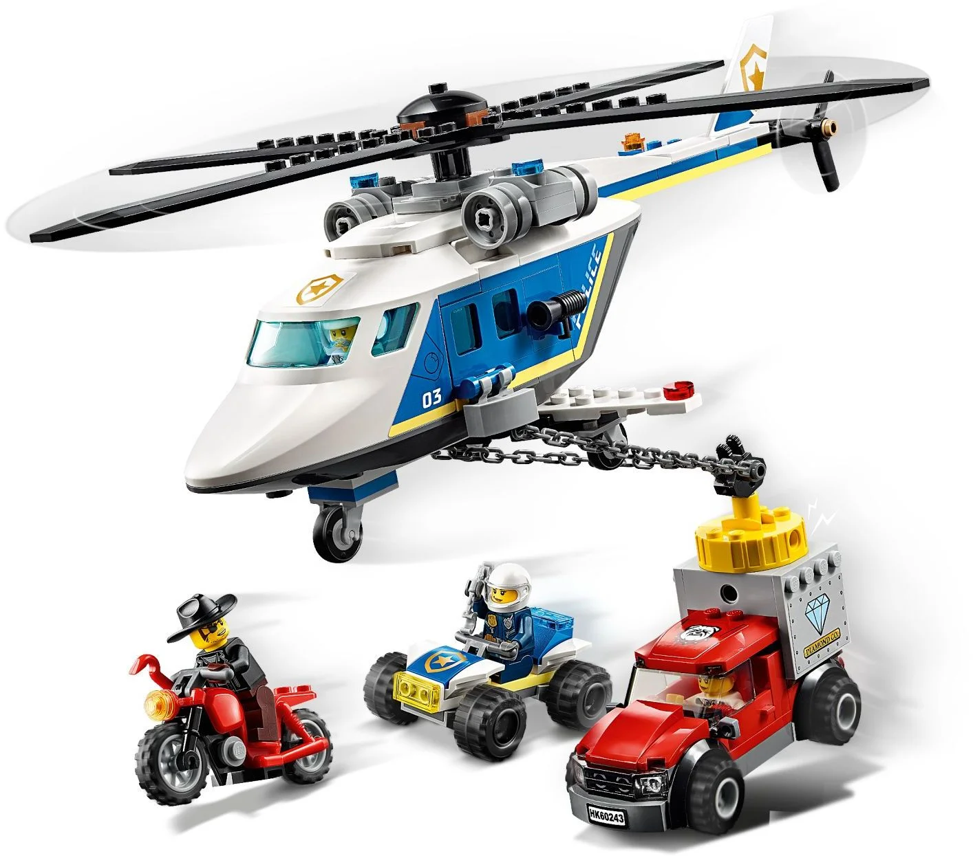 LEGO® 60243 Pościg helikopterem policyjnym - zdjęcie 3