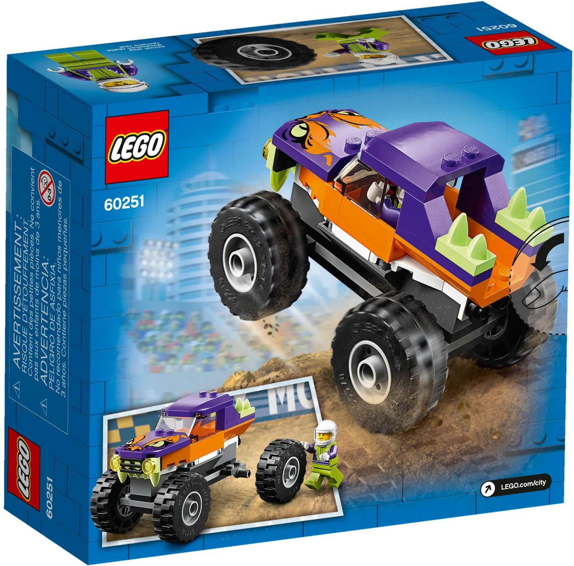LEGO® 60251 Monster Truck Ciężarówka Terenówka - zdjęcie 5