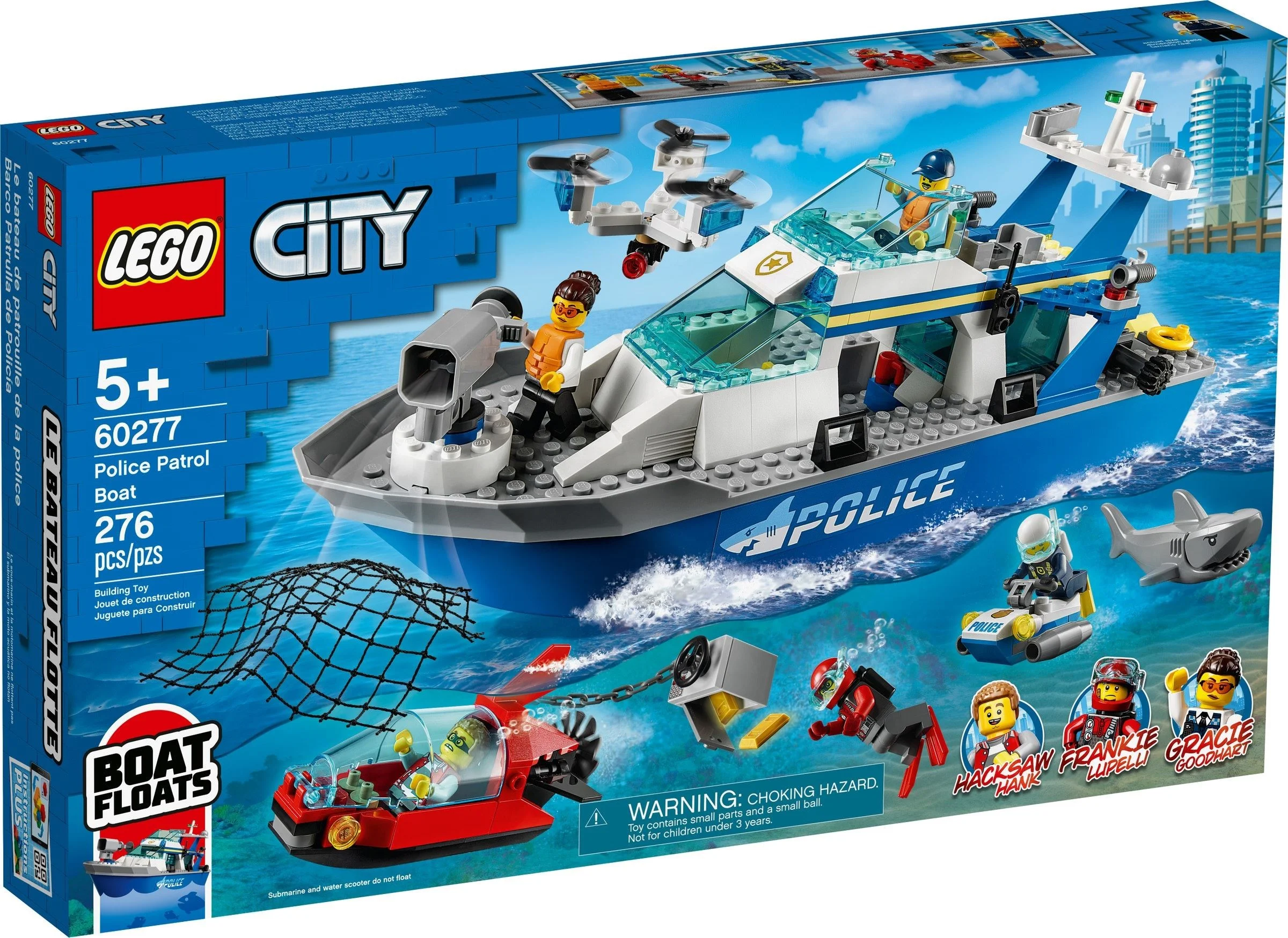LEGO® 60277 Policyjna łódź patrolowa - zdjęcie 2