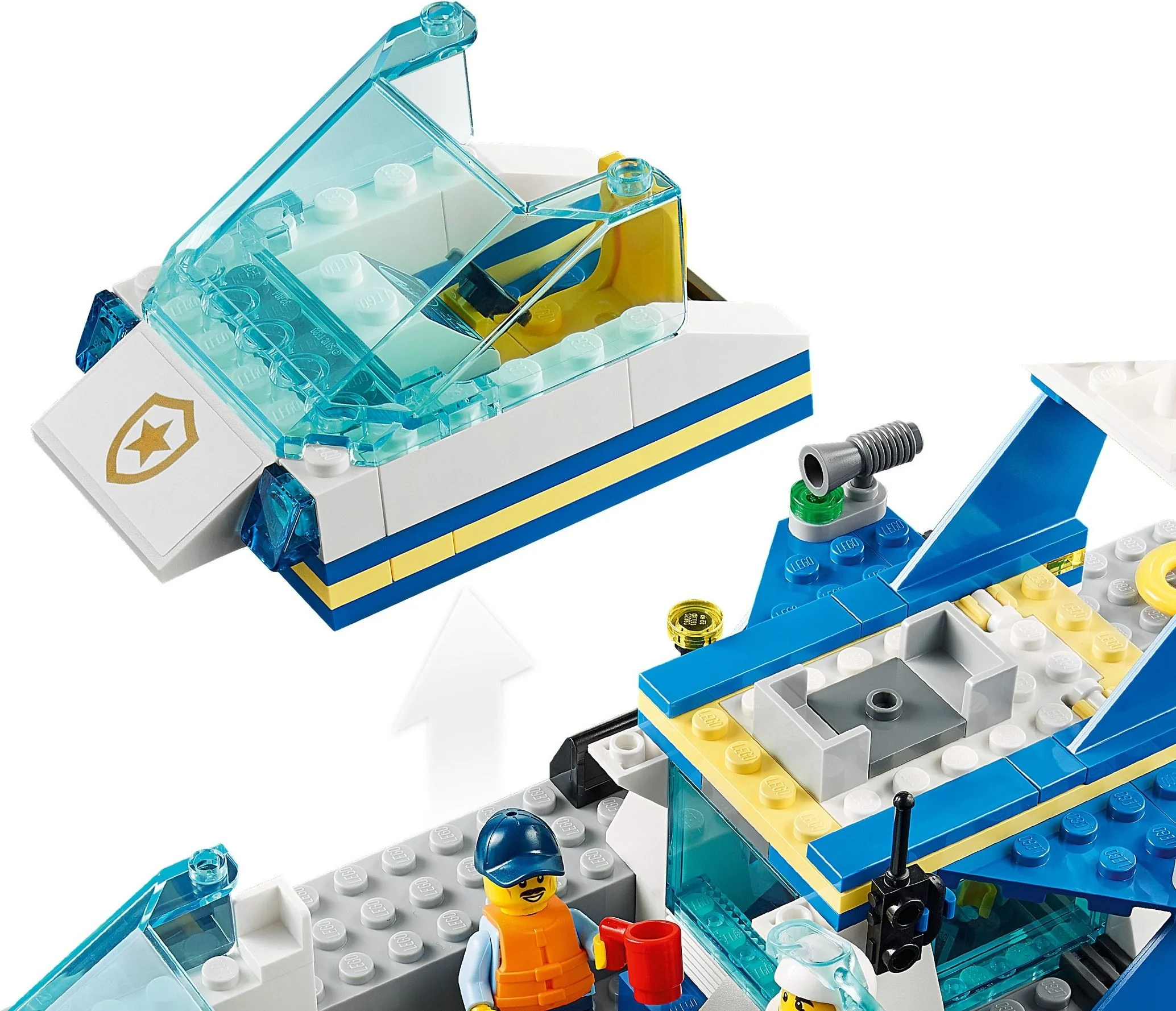 LEGO® 60277 Policyjna łódź patrolowa - zdjęcie 3